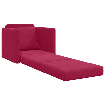 Soffsäng Vinröd 74 x 77 x 81 cm Sammet