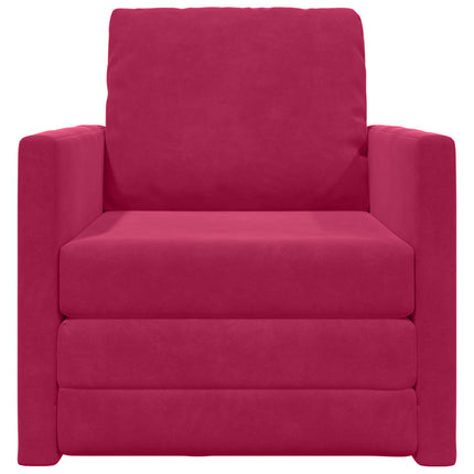 Soffsäng Vinröd 74 x 77 x 81 cm Sammet