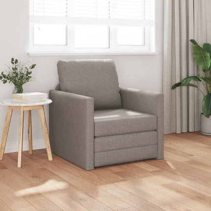 Soffsäng Taupe 74 x 77 x 81 cm tyg