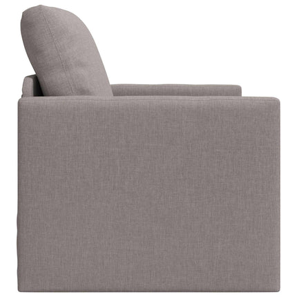 Soffsäng Taupe 74 x 77 x 81 cm tyg