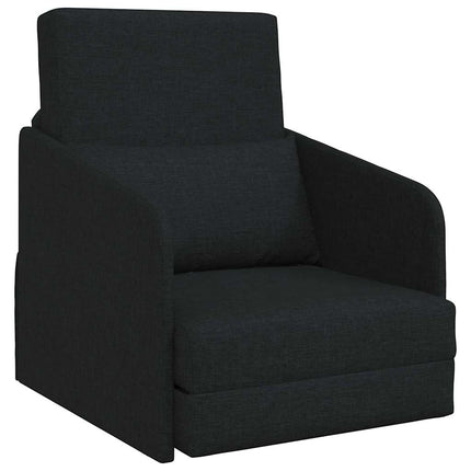 Soffsäng Svart 65 x 80 x 83 cm tyg