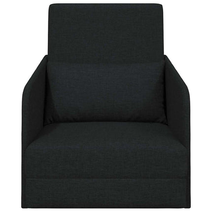 Soffsäng Svart 65 x 80 x 83 cm tyg
