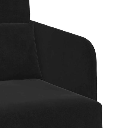 Soffsäng Svart 65 x 80 x 83 cm Sammet