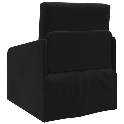 Soffsäng Svart 65 x 80 x 83 cm Sammet