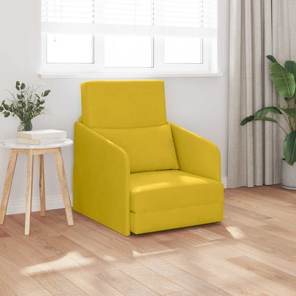 Soffsäng Gul 65 x 80 x 83 cm Sammet