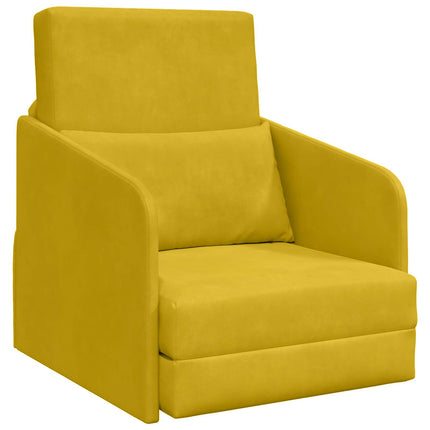 Soffsäng Gul 65 x 80 x 83 cm Sammet