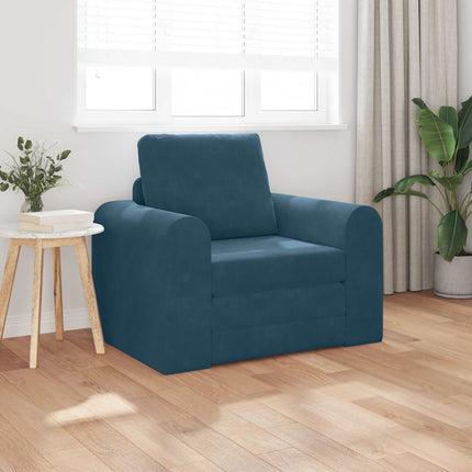 Soffsäng Blå 98 x 71 x 83 cm Sammet