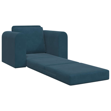Soffsäng Blå 98 x 71 x 83 cm Sammet