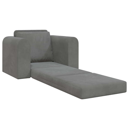 Soffsäng Mörkgrå 98 x 71 x 83 cm Sammet