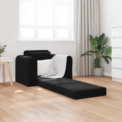 Soffsäng Svart 98 x 71 x 83 cm Sammet