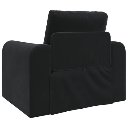 Soffsäng Svart 98 x 71 x 83 cm Sammet