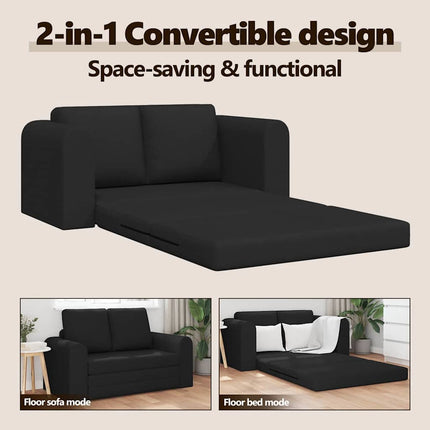 Soffsäng 60cm Svart tyg