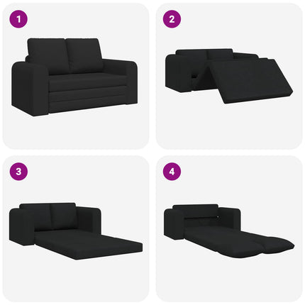 Soffsäng 60cm Svart tyg