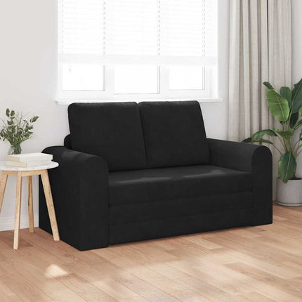 Soffsäng Svart 148 x 71 x 83 cm Sammet