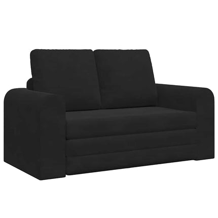 Soffsäng Svart 148 x 71 x 83 cm Sammet