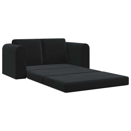 Soffsäng Svart 148 x 71 x 83 cm Sammet