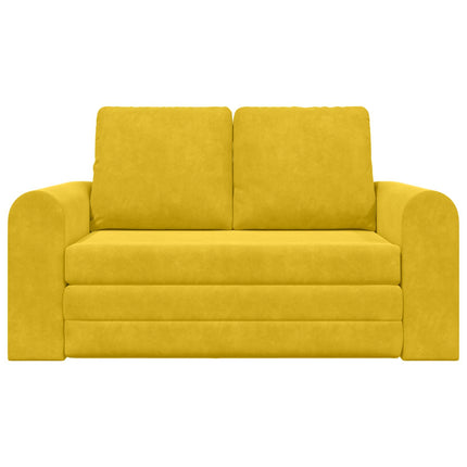 Soffsäng Gul 148 x 71 x 83 cm Sammet