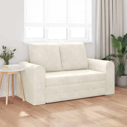Soffsäng Kräm 148 x 71 x 83 cm Sammet