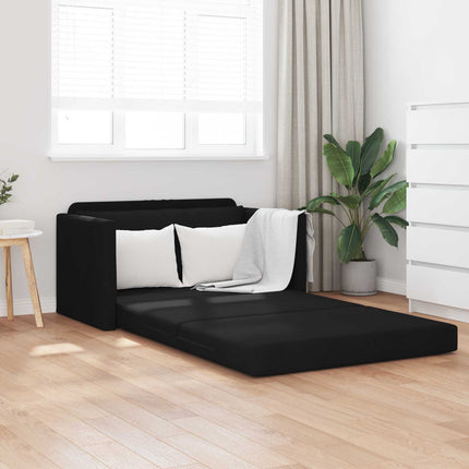 Soffsäng 110cm Svart tyg