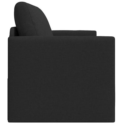 Soffsäng 110cm Svart tyg