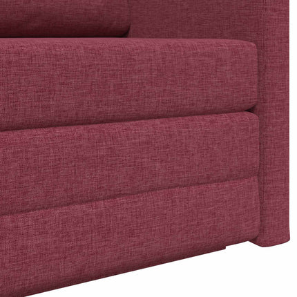 Soffsäng 110cm Vinröd tyg