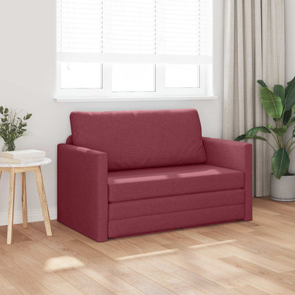 Soffsäng 110cm Vinröd tyg
