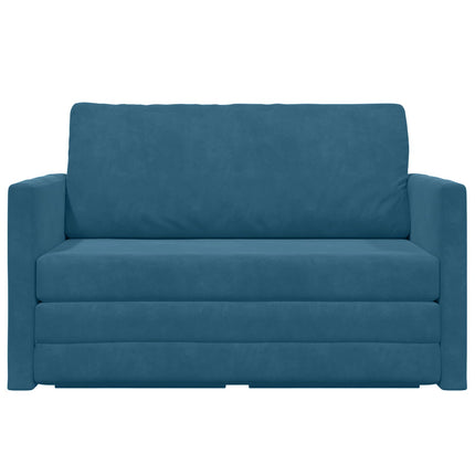 Soffsäng Blå 124 x 71 x 78 cm Sammet