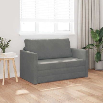 Soffsäng Mörkgrå 124 x 71 x 78 cm Sammet