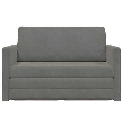 Soffsäng Mörkgrå 124 x 71 x 78 cm Sammet