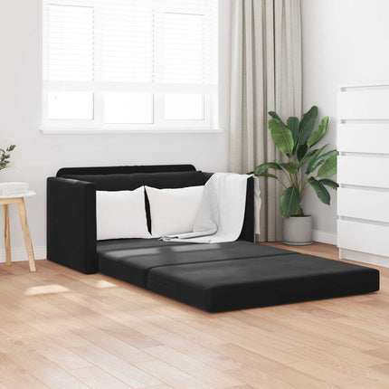 Soffsäng Svart 124 x 71 x 78 cm Sammet