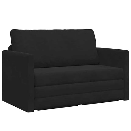 Soffsäng Svart 124 x 71 x 78 cm Sammet