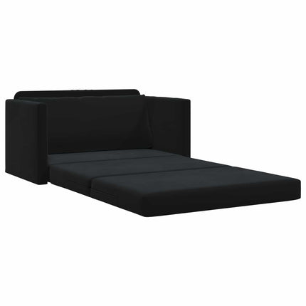 Soffsäng Svart 124 x 71 x 78 cm Sammet