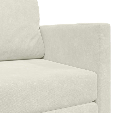 Soffsäng Kräm 124 x 71 x 78 cm Sammet
