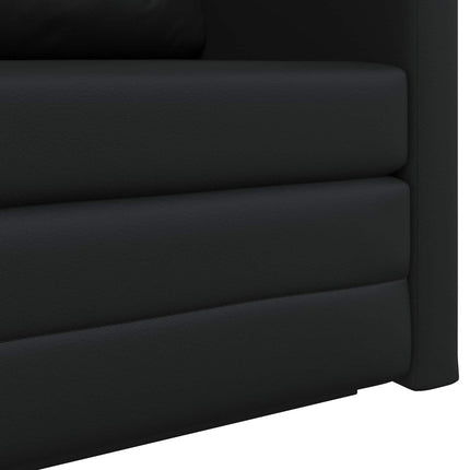 Soffsäng Svart 124 x 71 x 78 cm Konstläder