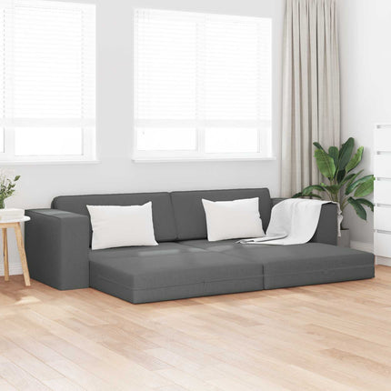 Soffsäng Mörkgrå 245 x 78 x 77 cm tyg
