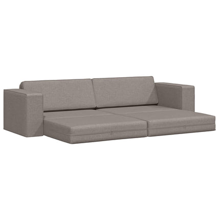 Soffsäng Taupe 245 x 78 x 77 cm tyg