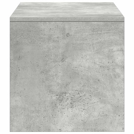 Tv-bänk betonggrå 100x40x40 cm konstruerat trä