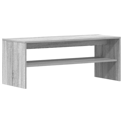TV-bänk grå sonoma 100x40x40 cm konstruerat trä
