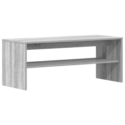 TV-bänk grå sonoma 100x40x40 cm konstruerat trä