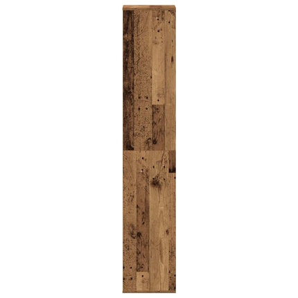 Skoskåp gammalt trä 54x34x183 cm konstruerat trä