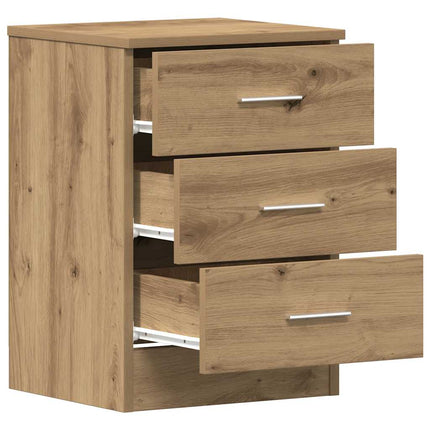 Sängbord artisan ek 38x35x55 cm konstruerat trä