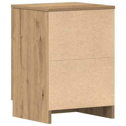 Sängbord artisan ek 38x35x55 cm konstruerat trä