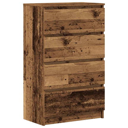 Skänk gammalt trä 60x35x98,5 cm konstruerat trä