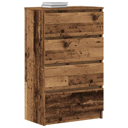 Skänk gammalt trä 60x35x98,5 cm konstruerat trä