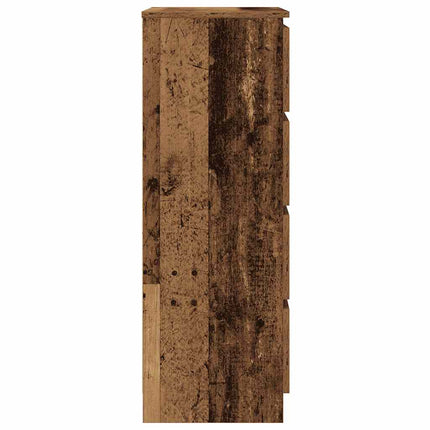 Skänk gammalt trä 60x35x98,5 cm konstruerat trä