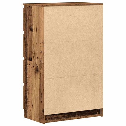 Skänk gammalt trä 60x35x98,5 cm konstruerat trä