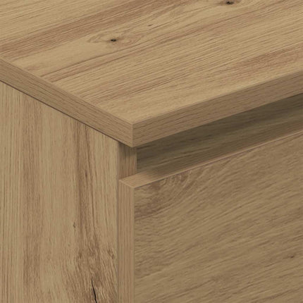 Skänk hantverksmässig ek 60x35x98,5 cm konstruerat trä
