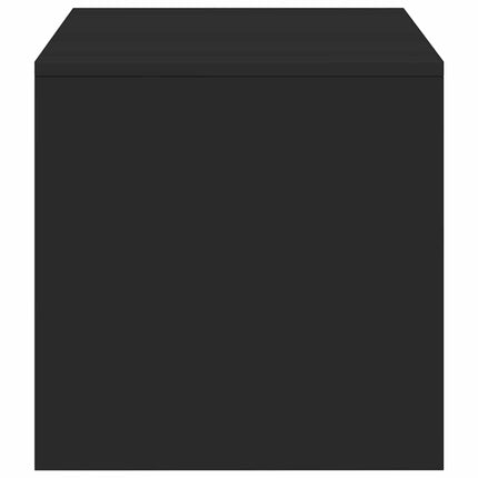 TV-bänk svart 100x40x40 cm konstruerat trä