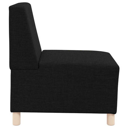 Soffstol utan armstöd svart 55 cm tyg