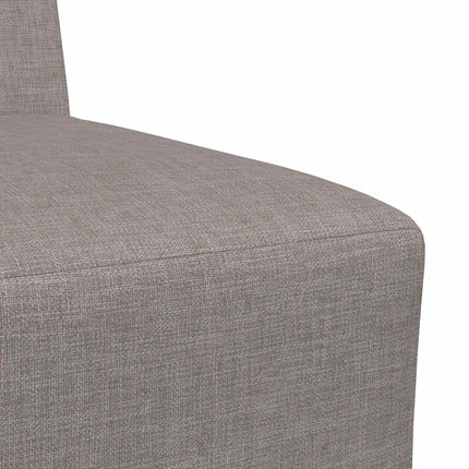 Modulsofa utan armstöd Taupe tyg